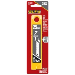 OLFA Xtra Heavy-Duty Silver Snap-Blade HB 25 Mm 20/pk -Craftbosch Shop 0002022b L
