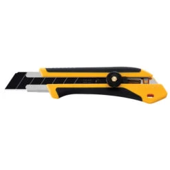Olfa XH-1 Utility Knife With UltraSharp Black Blade - 25-mm - Rubber And Fibreglass - Black And Yellow -Craftbosch Shop 0002064 L