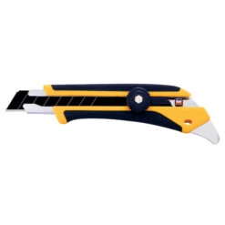 Olfa L-5 Utility Knife With Multipurpose Metal Pick - 18-mm - Fibreglass And Rubber - Black And Yellow