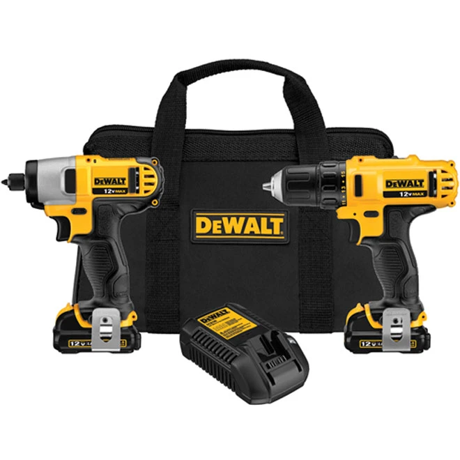 DeWALT Drill/Driver And Impact Driver Combo Kit - Cordless - 12 V 7 DeWALT Drill/Driver And Impact Driver Combo Kit - Cordless - 12 V - Image 5