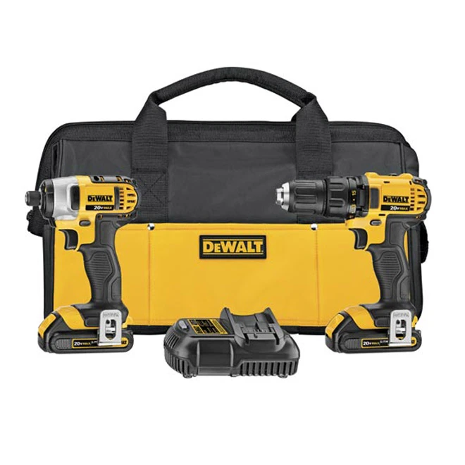 DeWALT Drill/Driver And Impact Driver Combo Kit - Cordless - 20 V 5 DeWALT Drill/Driver And Impact Driver Combo Kit - Cordless - 20 V - Image 4