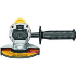 DeWalt 4 1/2-in Corded Small Angle Grinder With One-Touch Guard - 7-Amp Motor - 12000 RPM - Slide Switch - Quick Change