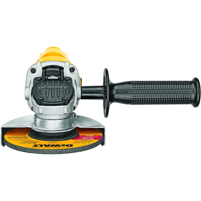 DeWalt 4 1/2-in Corded Small Angle Grinder With One-Touch Guard - 7-Amp Motor - 12000 RPM - Slide Switch - Quick Change 3 DeWalt 4 1/2-in Corded Small Angle Grinder With One-Touch Guard - 7-Amp Motor - 12000 RPM - Slide Switch - Quick Change