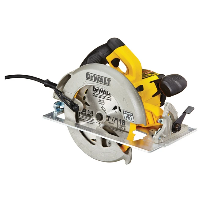 DeWalt 7 1/4-in Corded Circular Saw With Brake - 15-Amp Motor - 2 9/16-in Cutting Depth - Lightweight 5 DeWalt 7 1/4-in Corded Circular Saw With Brake - 15-Amp Motor - 2 9/16-in Cutting Depth - Lightweight - Image 3