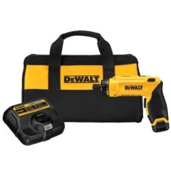 DeWalt 8-Volt Max 1/4-in Cordless Screwdriver Kit With Battery And Charger - 4-Amp Motor - Variable Speed -Craftbosch Shop 00275735b L