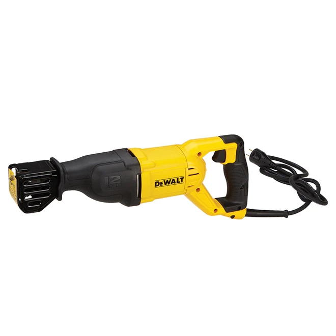 Dewalt Keyless Variable Speed Corded Reciprocating Saw - 12-Amp Motor - 1 1/8-in Stroke Length - Fixed Shoe 4 Dewalt Keyless Variable Speed Corded Reciprocating Saw - 12-Amp Motor - 1 1/8-in Stroke Length - Fixed Shoe - Image 2