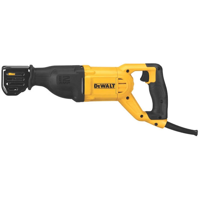 Dewalt Keyless Variable Speed Corded Reciprocating Saw - 12-Amp Motor - 1 1/8-in Stroke Length - Fixed Shoe 5 Dewalt Keyless Variable Speed Corded Reciprocating Saw - 12-Amp Motor - 1 1/8-in Stroke Length - Fixed Shoe - Image 3