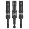 DeWalt 3-Piece Steel Hex Shank Screwdriver Bit Set - Impact Ready - 1/4-in Shank - 3 1/2-in L