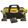 DeWalt 20-volt Max Cordless 2-Tool Combo Kit With Batteries And Charger - Brushless Motor - LED Light - Quick Change 1 DeWalt 20-volt Max Cordless 2-Tool Combo Kit With Batteries And Charger - Brushless Motor - LED Light - Quick Change -Craftbosch Shop 00275962 L