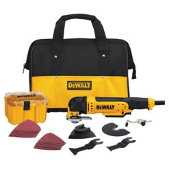 Dewalt 29-Pc Corded Oscillating Tool Kit With Case And Bag - 3-A Motor - Quick Change - Variable Speed -Craftbosch Shop 00276135 L