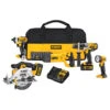DeWALT Cordless 5-Tool Set - 20V - 11 Pieces 2 DeWALT Cordless 5-Tool Set - 20V - 11 Pieces -Craftbosch Shop 00276149 L