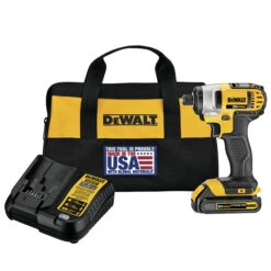 DeWalt 20-Volt Max 1/4-in Cordless Impact Driver With Li-Ion Battery - 2800 RPM - 3-LED Light