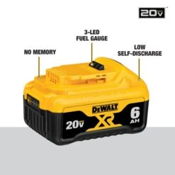 DEWALT DEWALT 20V MAX Li-ion 6.0Ah Premium XR Battery (DCB206) -Craftbosch Shop 00276295da L