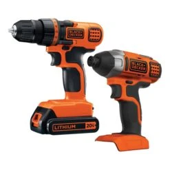 Black & Decker BLACK+DECKER 20-Volt Max 2-Tool Power Tool Combo Kit (1-Battery Included And Charger Included) -Craftbosch Shop 00276300 L