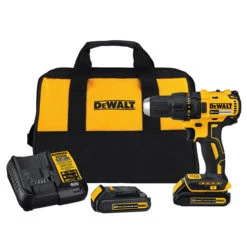 DeWalt 20-Volt Max 1/2-in Cordless Compact Drill/Driver Kit - 1600 RPM - Brushless Motor - LED Light