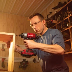 Craftsman 1/4-in Cordless Impact Driver - 2800 RPM - Includes (2) V20 20V MAX Li-Ion Batteries And Charger 9 Craftsman 1/4-in Cordless Impact Driver - 2800 RPM - Includes (2) V20 20V MAX Li-Ion Batteries And Charger -Craftbosch Shop 00276536c L
