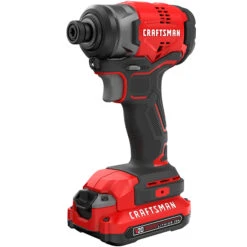 Craftsman V20 Cordless Impact Driver With Li-Ion Battery - 2800 RPM - Brushless Motor -Craftbosch Shop 00276544 L