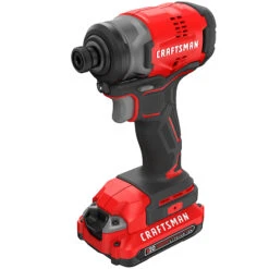 Craftsman V20 Cordless Impact Driver With Li-Ion Battery - 2800 RPM - Brushless Motor -Craftbosch Shop 00276544c L