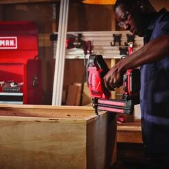 Craftsman V20 20-Volt Max Cordless 2-in Brad Nailer Kit - 18-Gauge - Bottom Loading - Li-Ion Battery - Charger -Craftbosch Shop 00276550e L