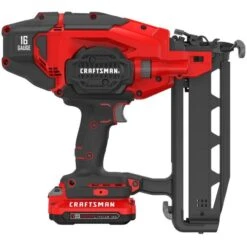 Craftsman V20 20-Volt Max Cordless 2 1/2-in Finish Nailer Kit - 16-Gauge - Li-Ion Battery - Charger -Craftbosch Shop 00276551d L