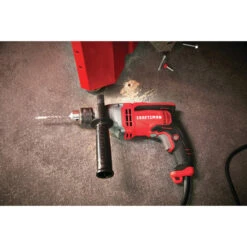 Craftsman 1/2-in Corded Hammer Drill - 7-Amp Motor - 3100 RPM - Keyed Chuck - Lock-On Trigger