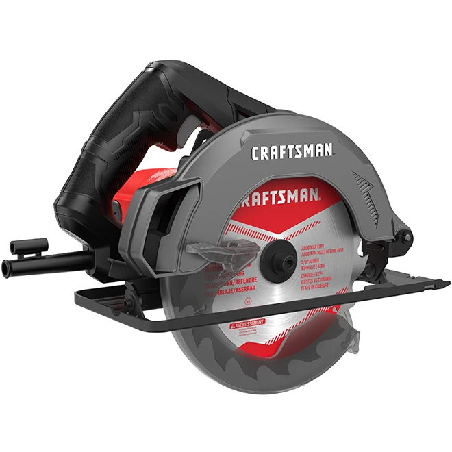 Craftsman Circular Saw - 7 1/4" Blade With 18 Teeth - 13 A - Black/Red 4 Craftsman Circular Saw - 7 1/4" Blade With 18 Teeth - 13 A - Black/Red - Image 2