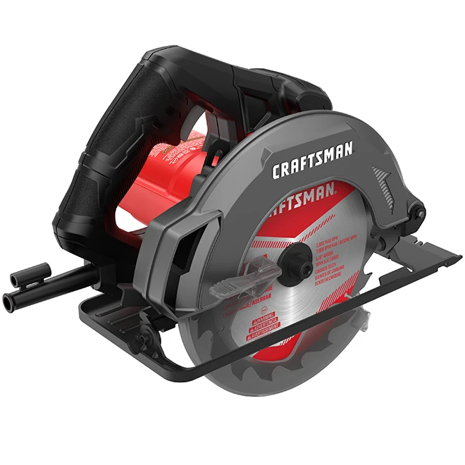 Craftsman Circular Saw - 7 1/4" Blade With 18 Teeth - 13 A - Black/Red 7 Craftsman Circular Saw - 7 1/4" Blade With 18 Teeth - 13 A - Black/Red - Image 5