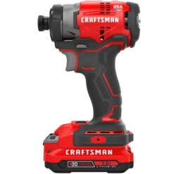 Craftsman 20-volt Cordless 1/4-in Impact Driver With Batteries And Charger - 2900 RPM - Variable Speed - Quick Change -Craftbosch Shop 00276568b L