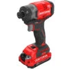 Craftsman 20-volt Cordless 1/4-in Impact Driver With Batteries And Charger - 2900 RPM - Variable Speed - Quick Change