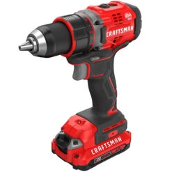 Craftsman V20 Cordless Drill Kit With Batteries And Charger - Brushless Motor - LED Light - Variable Speed -Craftbosch Shop 00276596c L