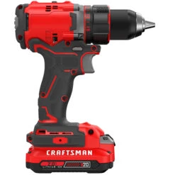 Craftsman V20 Cordless Drill Kit With Batteries And Charger - Brushless Motor - LED Light - Variable Speed -Craftbosch Shop 00276596d L