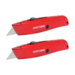 Craftsman 3-Position Utility Knives - 5-in - Red - 2-Pack -Craftbosch Shop 00276643b L