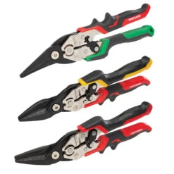 Craftsman Aviation Snips - Right Cut - Red And Green - Pack Of 3 -Craftbosch Shop 00276649b L