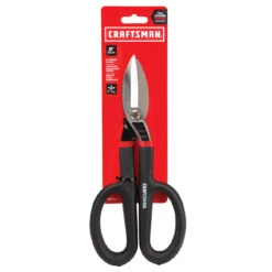Craftsman All Purpose Tin Snips - 10-in - Red -Craftbosch Shop 00276650c L