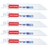 Craftsman Reciprocating Saw Blades - Bi-Metal - 6-in L - 18 TPI - Metal Cutting - Straight Blade - 5 Per Pack -Craftbosch Shop 00276737 L