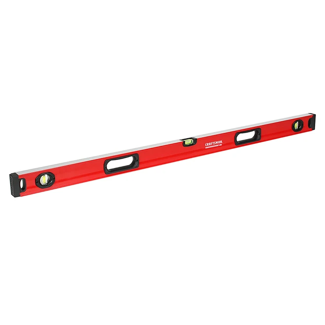 Craftsman Box Beam Level - 48" - 2 Handles - Red And Black 5 Craftsman Box Beam Level - 48" - 2 Handles - Red And Black - Image 3