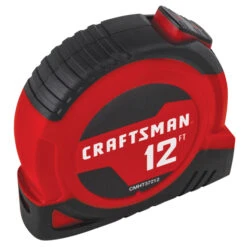 Craftsman Self-Locking Measuring Tape - 12' - Red -Craftbosch Shop 00276743d L