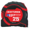 Craftsman PRO-LOCK Measuring Tape - 1.25'' X 25' - Black/Red 1 Craftsman PRO-LOCK Measuring Tape - 1.25'' X 25' - Black/Red -Craftbosch Shop 00276744 L