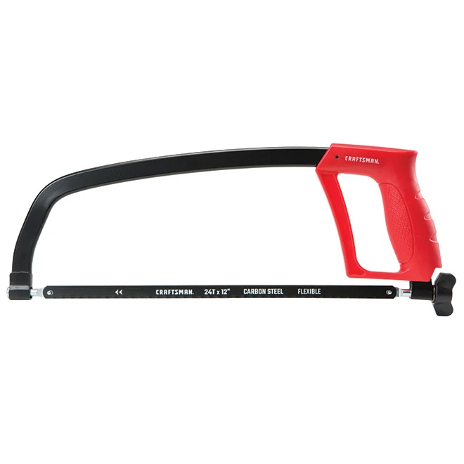 Craftsman Solid Frame Hacksaw - 12'' - Red And Black 3 Craftsman Solid Frame Hacksaw - 12'' - Red And Black