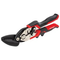 Craftsman Aviation Snips - 10-in - Offset Left Cut - Red