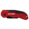 Craftsman Folding Utility Knife - Fixed - 4.38-in - Red And Black -Craftbosch Shop 00276825b L