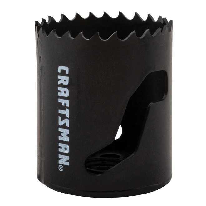 Craftsman Hole Saw - 1 3/4-in Dia - Bi-Metal - Non-Arboured - Black 4 Craftsman Hole Saw - 1 3/4-in Dia - Bi-Metal - Non-Arboured - Black - Image 2