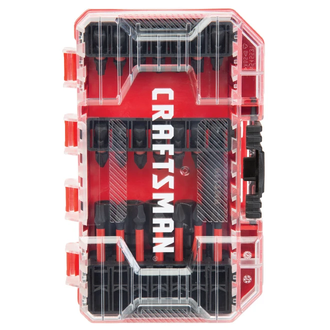 Craftsman Impact Rated 33-Piece Screwdriver Bit Set - Hard Protective Case - Hex Shank 3 Craftsman Impact Rated 33-Piece Screwdriver Bit Set - Hard Protective Case - Hex Shank