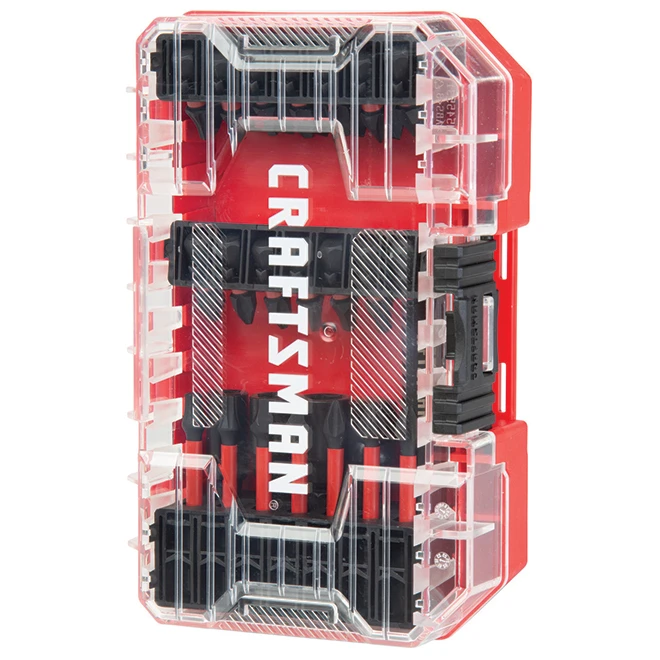 Craftsman Impact Rated 33-Piece Screwdriver Bit Set - Hard Protective Case - Hex Shank 5 Craftsman Impact Rated 33-Piece Screwdriver Bit Set - Hard Protective Case - Hex Shank - Image 3