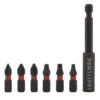 Craftsman Impact Rated Screwdriver Bit Set - 7 Pieces - 1-in - S2 Modified Steel -Craftbosch Shop 00276838 L