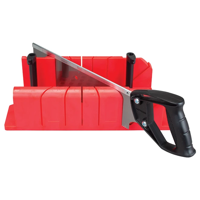 Craftsman Mitre Box With Saw - 12" - Red And Black 5 Craftsman Mitre Box With Saw - 12" - Red And Black - Image 3