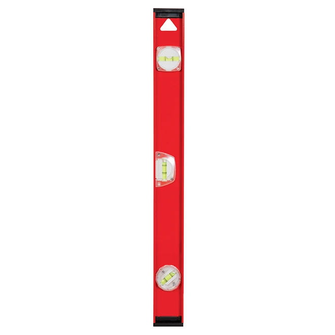 Craftsman I-Beam Level - 24" - 360° Vials - Aluminum - Red And Black 3 Craftsman I-Beam Level - 24" - 360° Vials - Aluminum - Red And Black