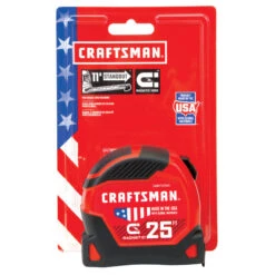 Craftsman Magnetic Measuring Tape - PRO-11 - 1.25'' X 25' - Red -Craftbosch Shop 00276998d L