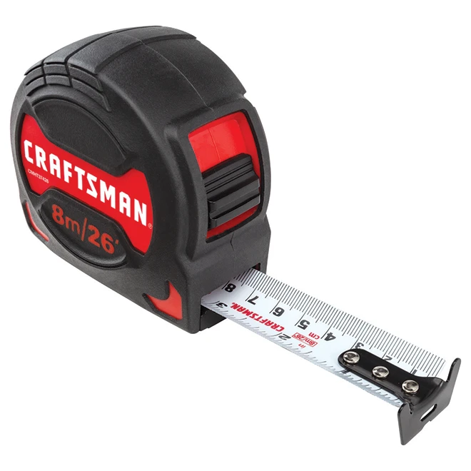 Craftsman PRO-10 Measuring Tape - 1.25'' X 26' - Black And Red 5 Craftsman PRO-10 Measuring Tape - 1.25'' X 26' - Black And Red - Image 3