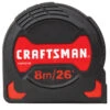 Craftsman PRO-10 Measuring Tape - 1.25'' X 26' - Black And Red 1 Craftsman PRO-10 Measuring Tape - 1.25'' X 26' - Black And Red -Craftbosch Shop 00277073b L